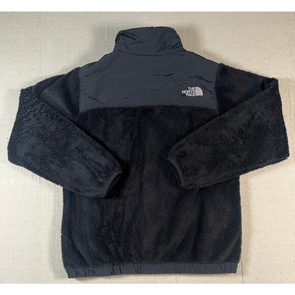 The North Face Girls Jacket Large Black Full Zip Fleece - Picture 2 of 6